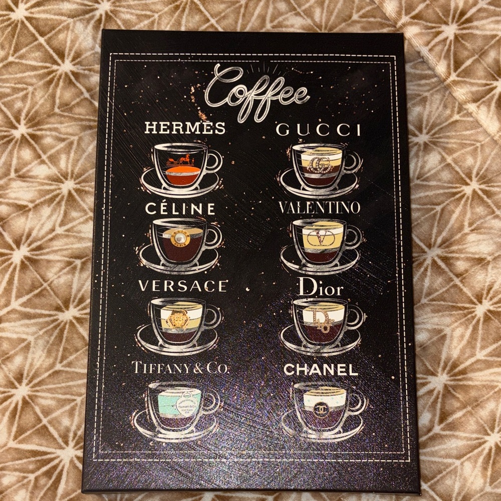 Designer Coffee Art Canvas like new